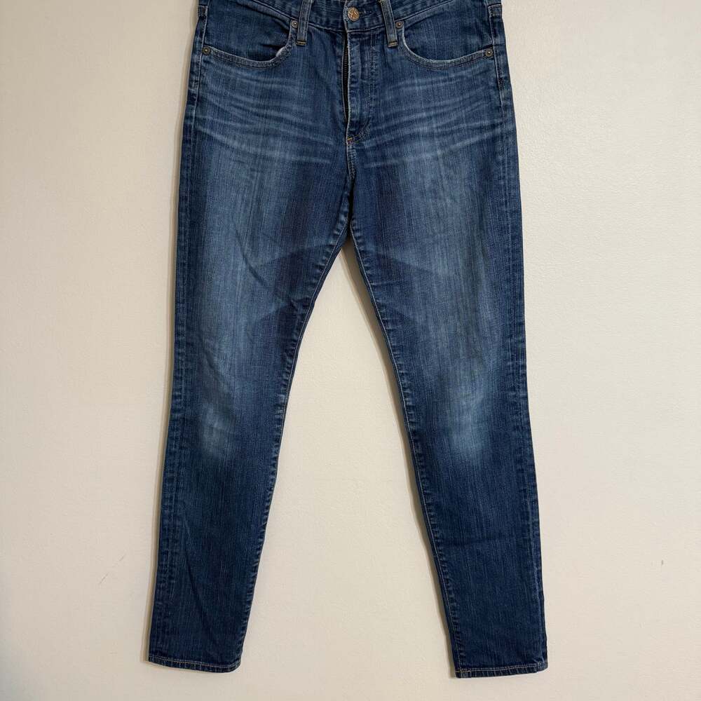 AG Adriano Goldschmied Farrah Skinny Jeans Blue High Rise 29R Made in USA